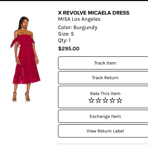 revolve misa dress - Picture 3 of 3